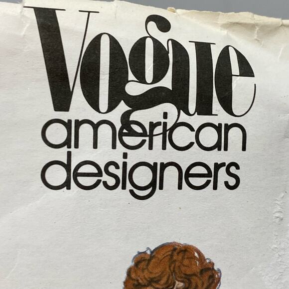 Vintage Vogue Sewing Pattern American Designer Diane von Furstenberg dress sz 10 - Picture 3 of 6